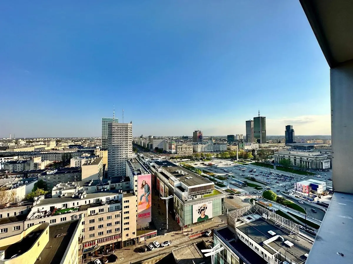Appartamento Super Apartament Grey Centrum 2X Metro Fast Wifi 300 Mbs Netflix Appletv Smarttv Spotify Panorama Miasta Varsavia