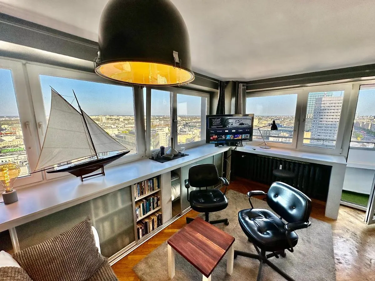 Super Apartament Grey Centrum 2X Metro Fast Wifi 300 Mbs Netflix Appletv Smarttv Spotify Panorama Miasta Varsavia Appartamento