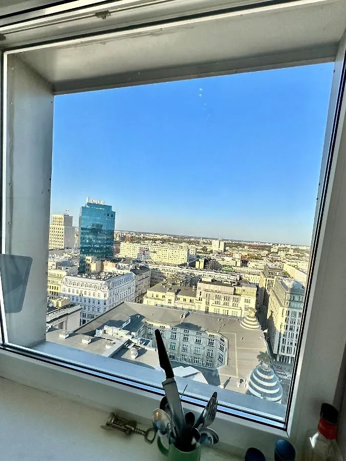 Super Apartament Grey Centrum 2X Metro Fast Wifi 300 Mbs Netflix Appletv Smarttv Spotify Panorama Miasta Varsavia 0*,  Polonia