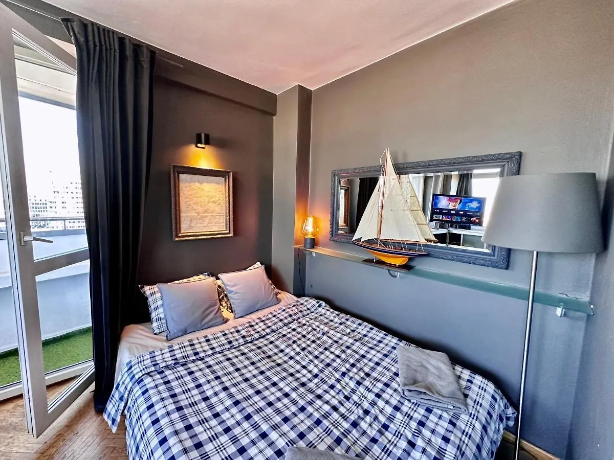Super Apartament Grey Centrum 2X Metro Fast Wifi 300 Mbs Netflix Appletv Smarttv Spotify Panorama Miasta Warszawa Lejlighed